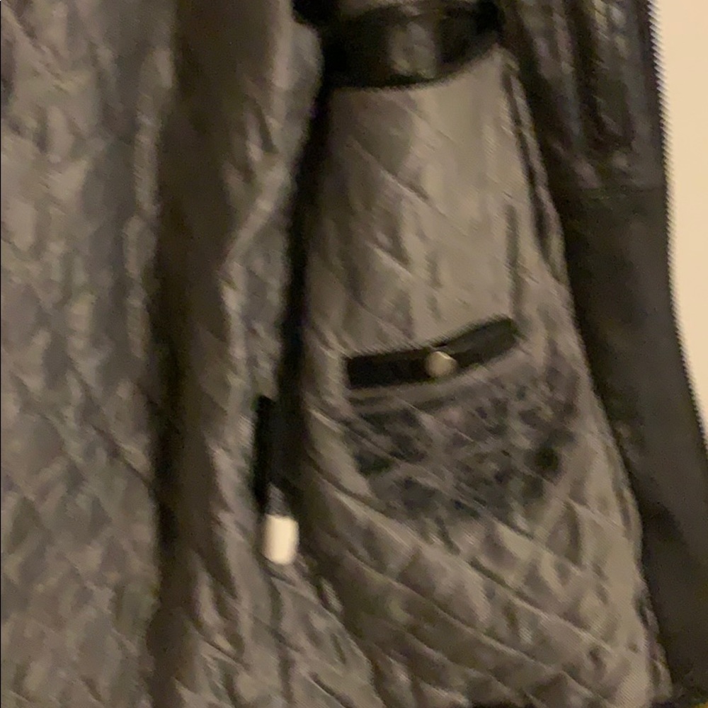 Leather Bomber Jacket - image 3